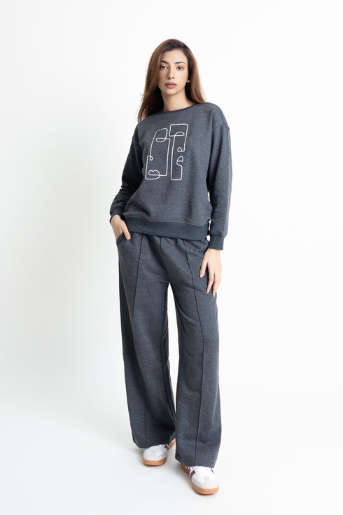The Grey Abstract Sweatshirt